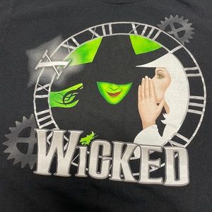 Wicked Wear Black Tee Short Size M